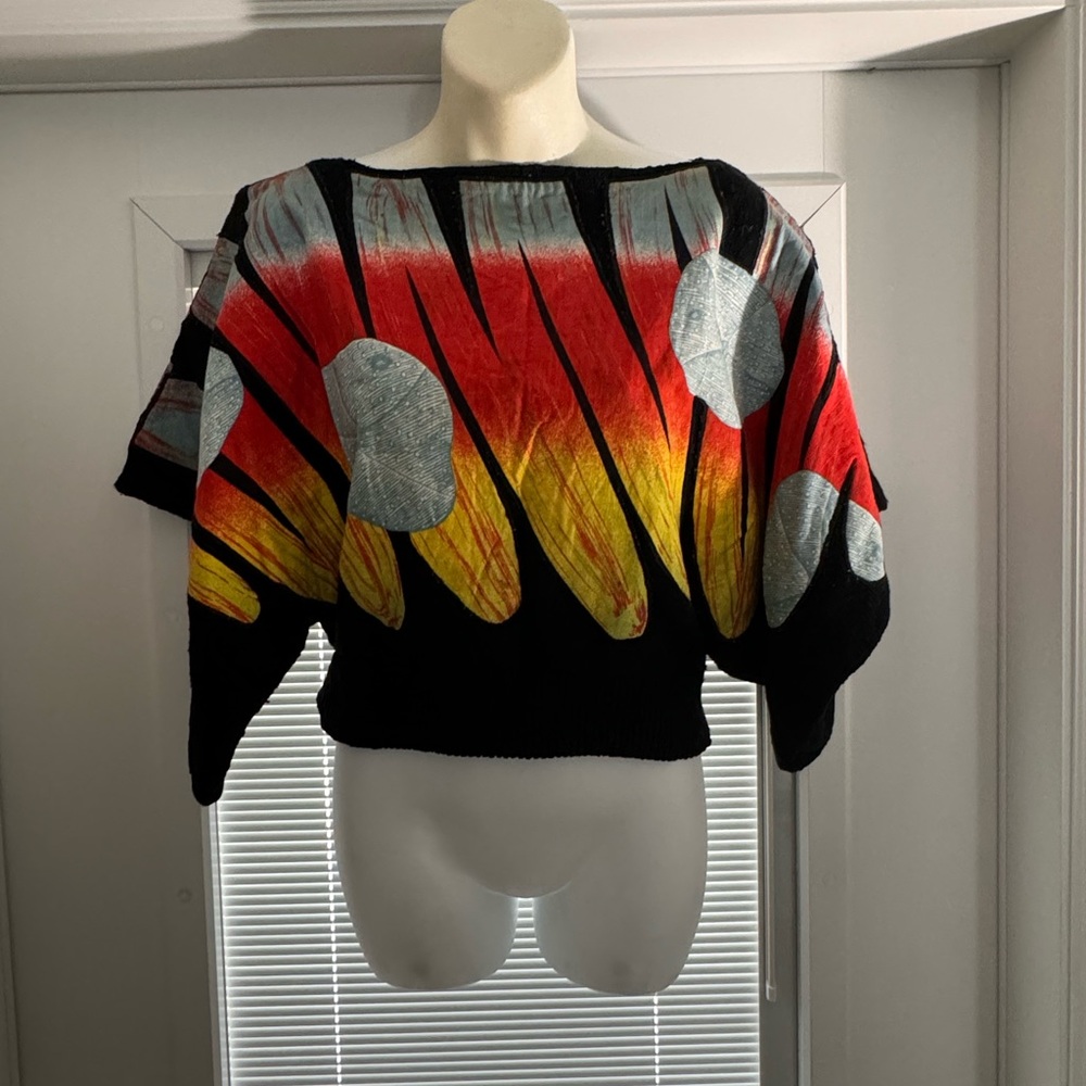 Vintage 80s Kansai Yamamoto Japanese designer sweater